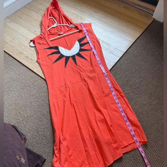 SYNERGY Organic Embroidered Sunburst Hoodie Dress - Picture 12 of 13